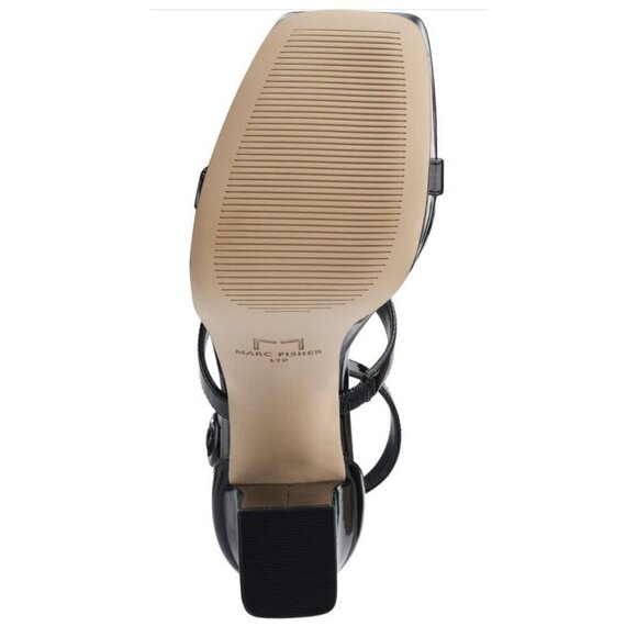 Marc Fisher Platform Sandals Frita Strappy Black Heel Platforms Size 9.5 NEW - Picture 5 of 10